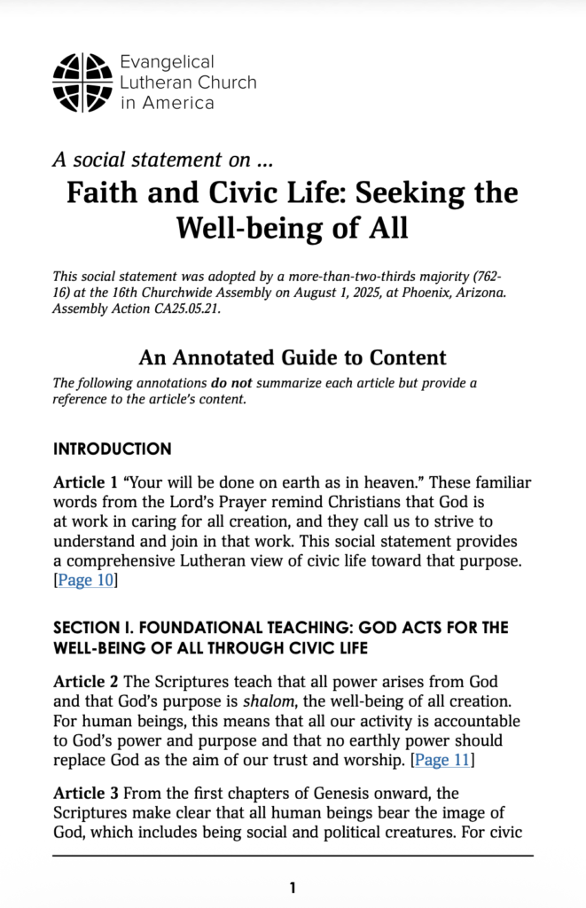 faith and civic life faith and civic life